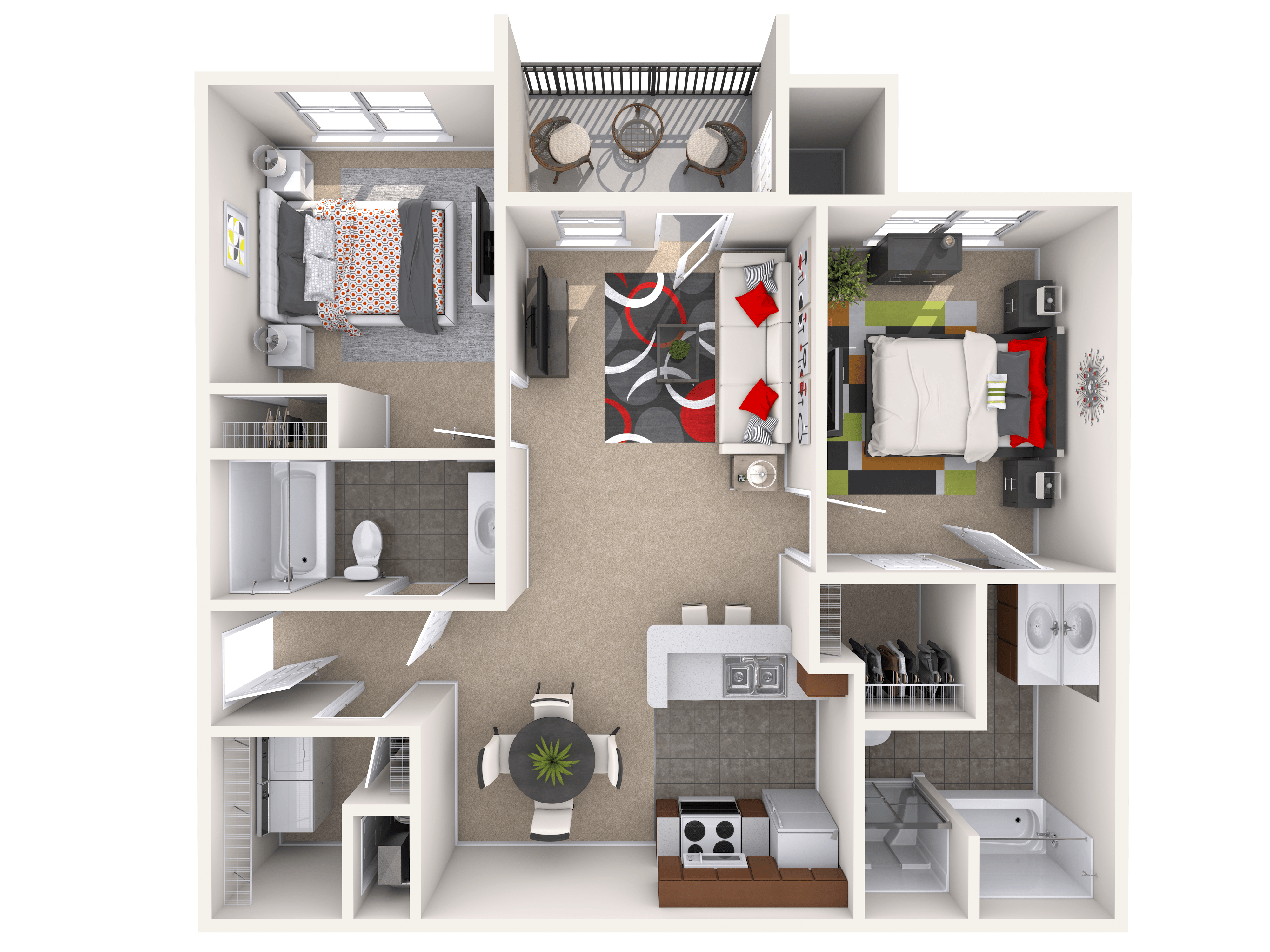 The Jackson Renovated floor plan
